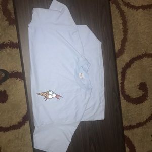 40’s and Shorties light blue shirt